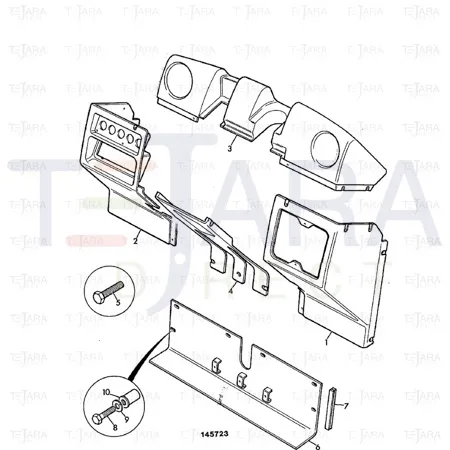 JCB Part No.# 123/03262, COVER - JCB Spare Parts