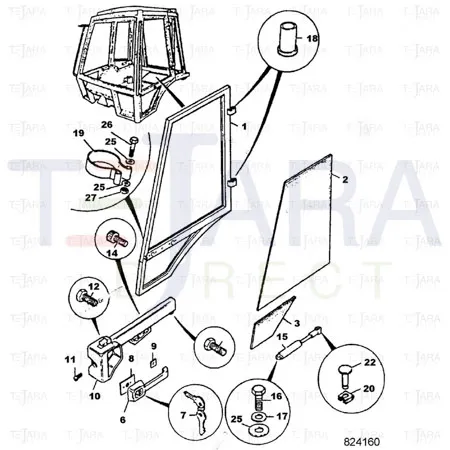 JCB Part No.# 40/302877, BUSH - JCB Spare Parts