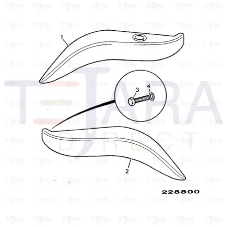 JCB Part No.# 826/01101, RIVET NUT (BR3) - JCB Spare Parts