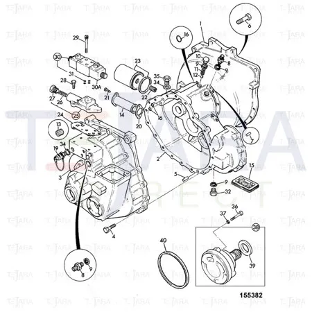JCB Part No.# 35/100801, SOL. VALVE SEAL KIT - JCB Spare Parts