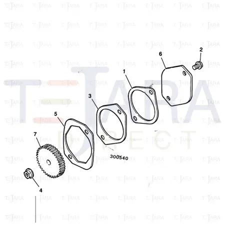 JCB Part No.# 02/910734, GASKET - JCB Spare Parts