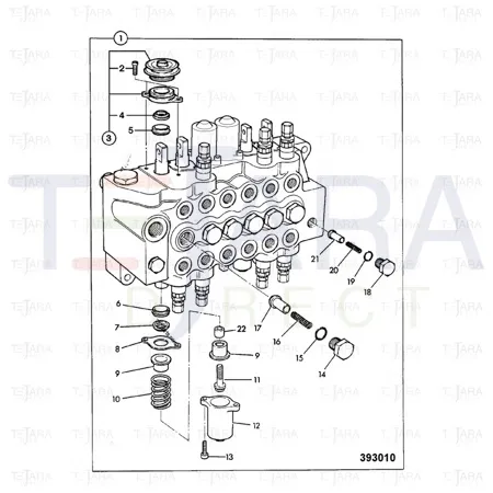 JCB Part No.# 25/221140, KIT REPAIR SPOOL - JCB Spare Parts