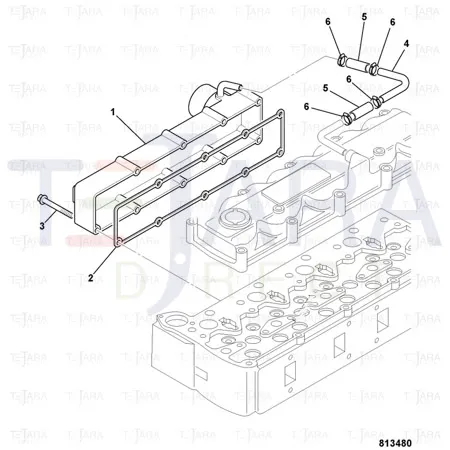 JCB Part No.# 02/940097, Gasket - JCB Spare Parts