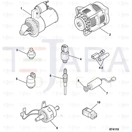 JCB Part No.# 17/930400, Pump fuel - JCB Spare Parts