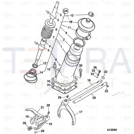 JCB Part No.# 821/10163, Clip Worm Drive - JCB Spare Parts
