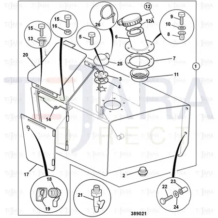 JCB Part No.# 823/00589, WASHER - JCB Spare Parts