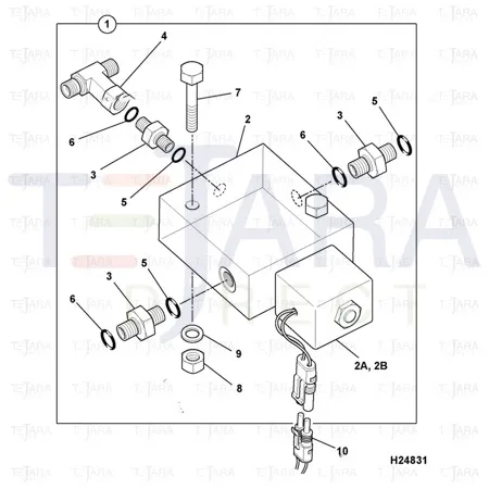 JCB Part No.# 25/220533, KIT SEAL - JCB Spare Parts