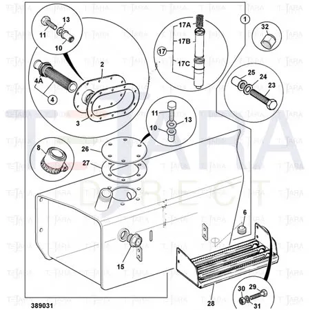 JCB Part No.# 2403/0224, O RING - JCB Spare Parts