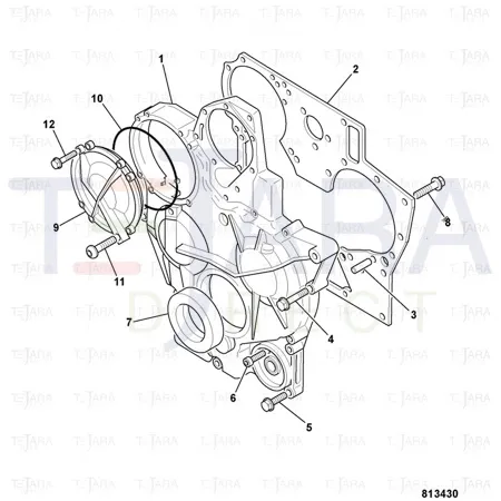 JCB Part No.# 02/940048, Seal lip - JCB Spare Parts