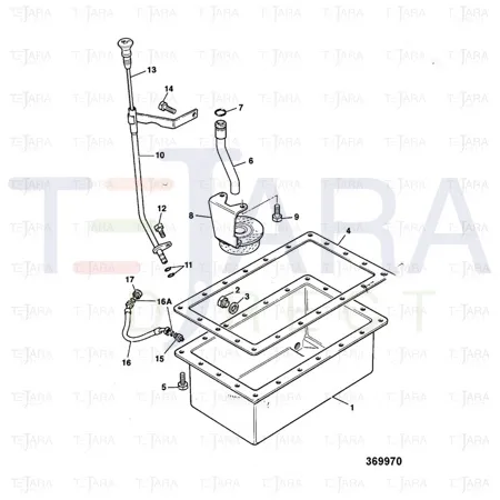 JCB Part No.# 02/634146, SUMP -OIL - JCB Spare Parts