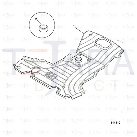 JCB Part No.# 331/45950, FLOORMAT - P21 - JCB Spare Parts