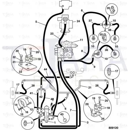 JCB Part No.# 1417/0011Z, WASHER 5/16" EXT LOCK - JCB Spare Parts