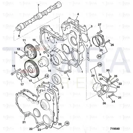JCB Part No.# 1318/0308Z, SCREW M8x30 NYLON PATCH - JCB Spare Parts