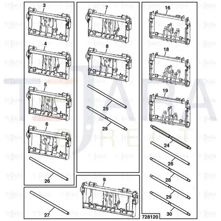 JCB Part No.# 811/90413, PIVOT PIN - FORK - JCB Spare Parts