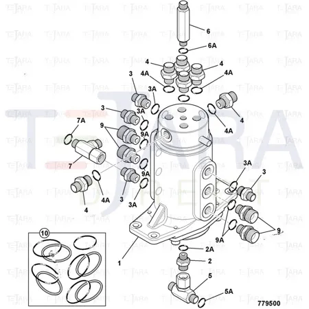 JCB Part No.# 45/920098, KIT SEAL - JCB Spare Parts