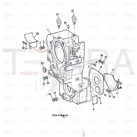 JCB Part No.# 04/801554, Plug screw - JCB Spare Parts