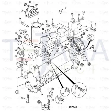 JCB Part No.# 02/201731, PIN ROLL - JCB Spare Parts
