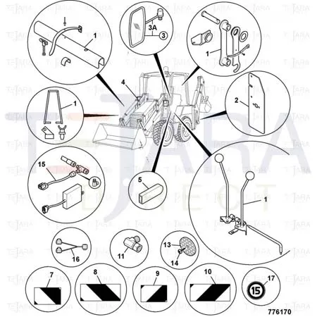 JCB Part No.# 721/11092, JCB-HARNESS - JCB Spare Parts