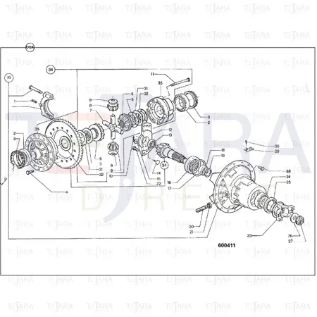 JCB Part No.# 10/906419, BEARING - JCB Spare Parts