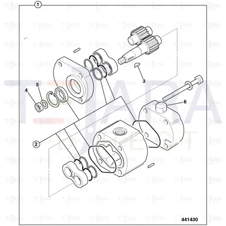 JCB Part No.# 20/951234, KIT - SEAL - JCB Spare Parts