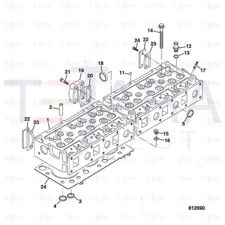 JCB Part No.# 02/950359, Gasket - JCB Spare Parts