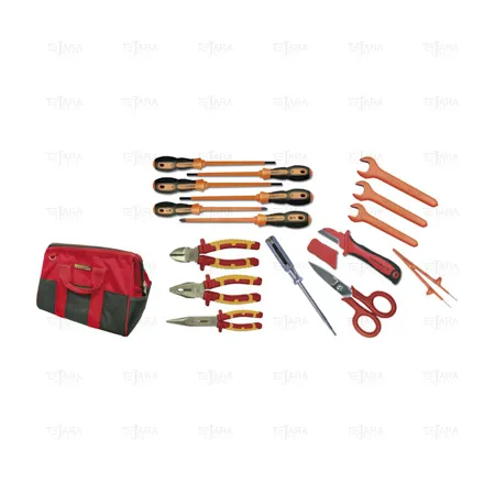 ELECTRICIAN SET 16 PCS WITH TOOL BAG (1000 V) MM - EGA Master