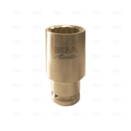 IMPACT SOCKET WRENCH 3/4" - 1.1/4" LONG SERIE NON SPARKING Al-Bron (12 EDGES) - EGA Master