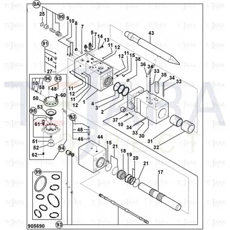 JCB Part No.# 331/69004, Diaphragm - JCB Spare Parts