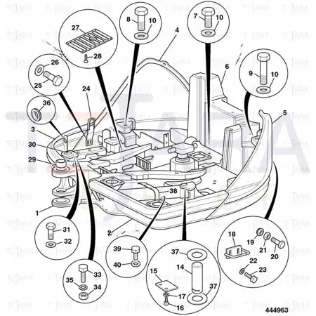 JCB Part No.# 1315/3818D, BOLT M20 x 80 - JCB Spare Parts