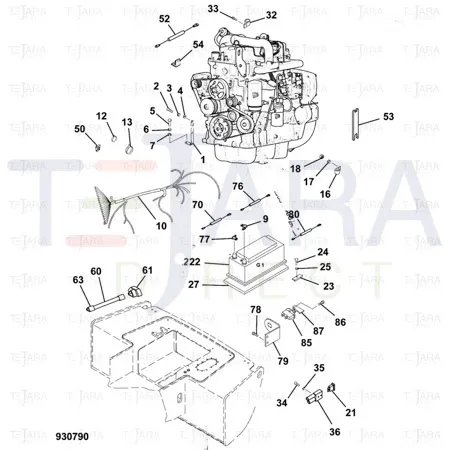 JCB Part No.# 8412/04950, FUSE HOLDER - JCB Spare Parts