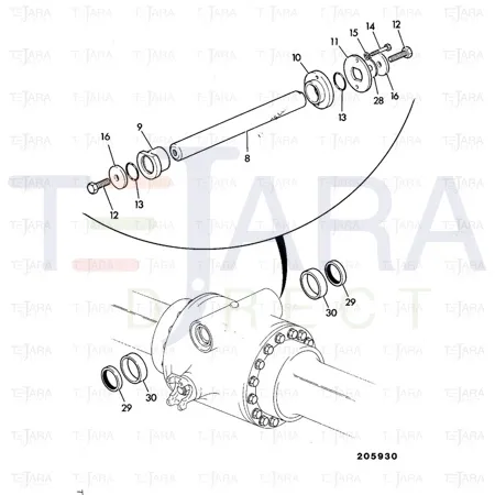 JCB Part No.# 265/00231, HOUSING - JCB Spare Parts