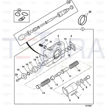 JCB Part No.# 25/606844, SPRING - JCB Spare Parts