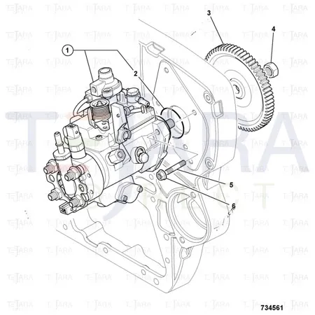 JCB Part No.# 320/06578, HCR FIP GEAR M/CNG.65T(5304) - JCB Spare Parts