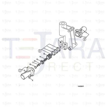 JCB Part No.# 991/00018, KIT RAM SEAL - JCB Spare Parts