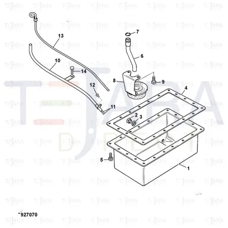 JCB Part No.# 02/630206, O RING - JCB Spare Parts