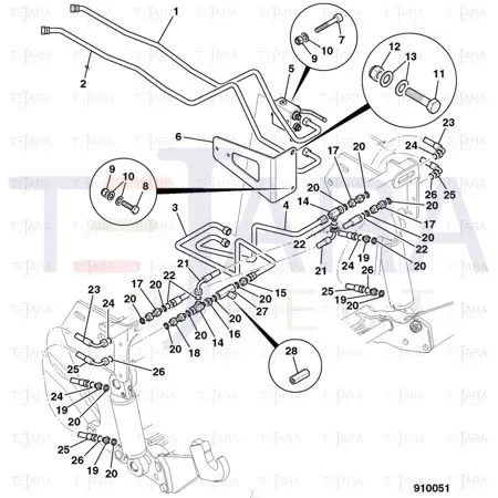 JCB Part No.# 25/221313, Valve 2 spool - JCB Spare Parts