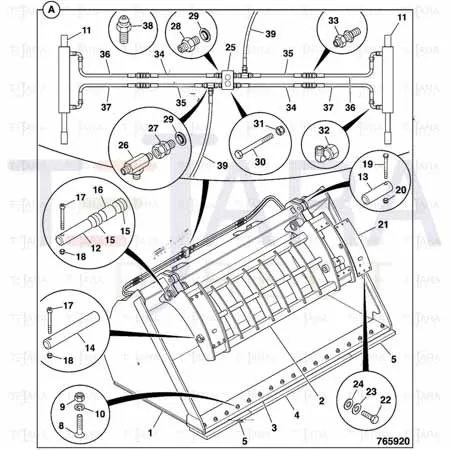 JCB Part No.# 1340/2201Z, NUT - JCB Spare Parts