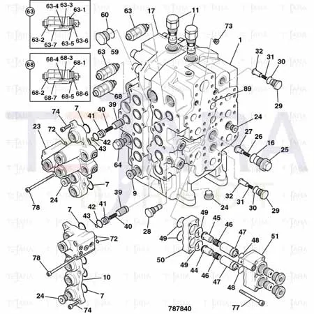 JCB Part No.# LBQ5113, O RING - JCB Spare Parts