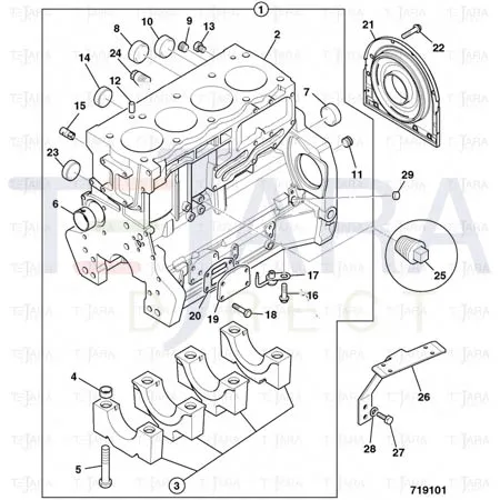 JCB Part No.# 02/291178, SCREW - JCB Spare Parts
