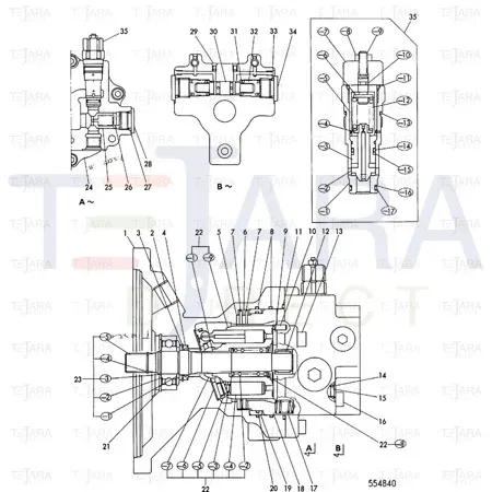 JCB Part No.# LQC0026, Kit-Seal - JCB Spare Parts