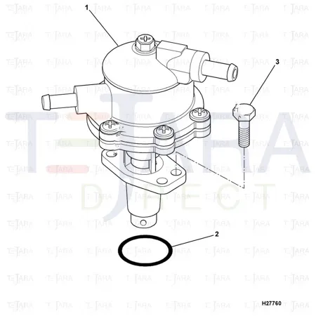 JCB Part No.# 02/630269, O RING - JCB Spare Parts