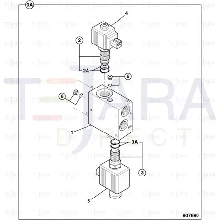 JCB Part No.# 25/221850, COIL - JCB Spare Parts