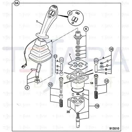 JCB Part No.# 332/C1076, Kit plunger lockin - JCB Spare Parts