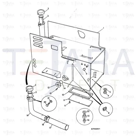 JCB Part No.# 647/00339, TUBE-3.5 METRES - JCB Spare Parts