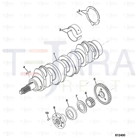 JCB Part No.# 02/950080, Ring support - JCB Spare Parts