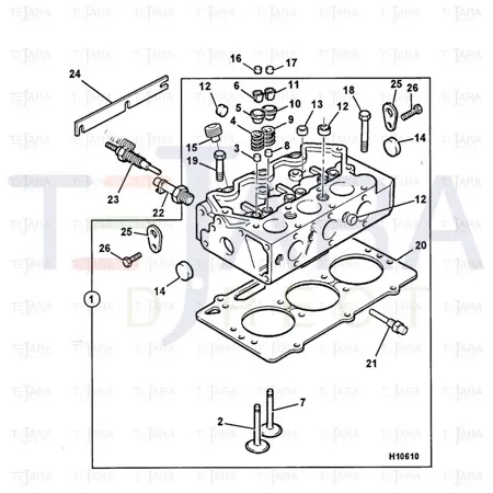 JCB Part No.# 02/630145, COLLET - JCB Spare Parts