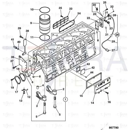 JCB Part No.# 02/950006, O Ring - JCB Spare Parts