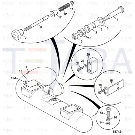 JCB Part No.# 1391/9402D, CAP SCREW M4x12 - JCB Spare Parts