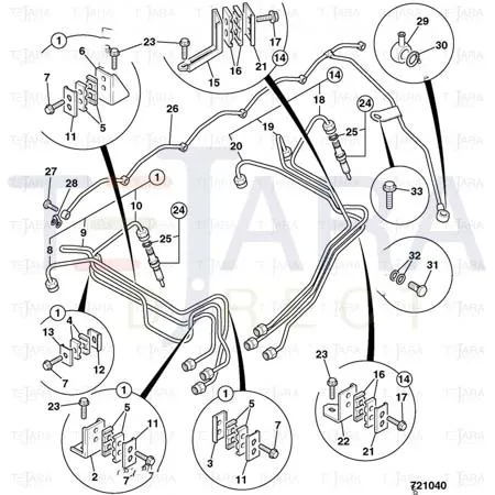 JCB Part No.# 02/911692, Pipe - JCB Spare Parts