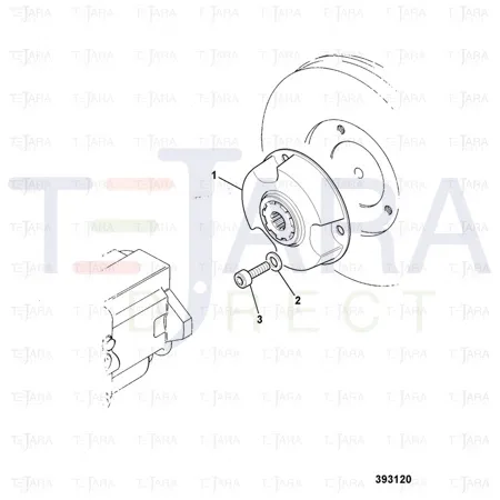 JCB Part No.# 331/20717, DRIVE COUPLING (FLEXIBLE) - JCB Spare Parts